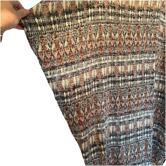 Camille And Co. Soft Tunic Wrap Poncho Top Marbled Multicolor Sz M - Picture 5 of 8